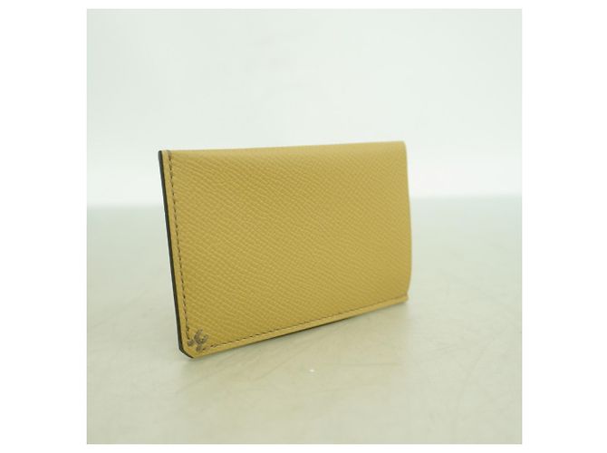 Tarjetero de piel Epsom Hermès Beige - vista 2