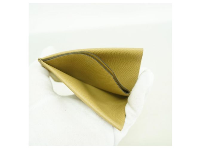 Tarjetero de piel Epsom Hermès Beige - vista 3