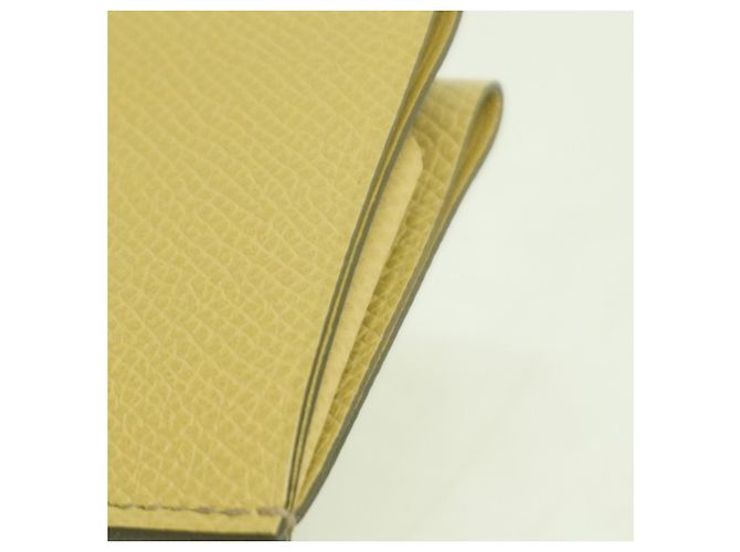 Tarjetero de piel Epsom Hermès Beige - vista 6