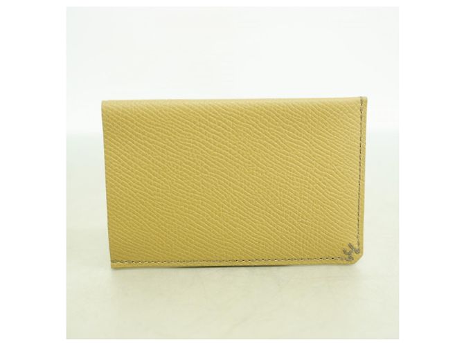 Tarjetero de piel Epsom Hermès Beige - vista 7