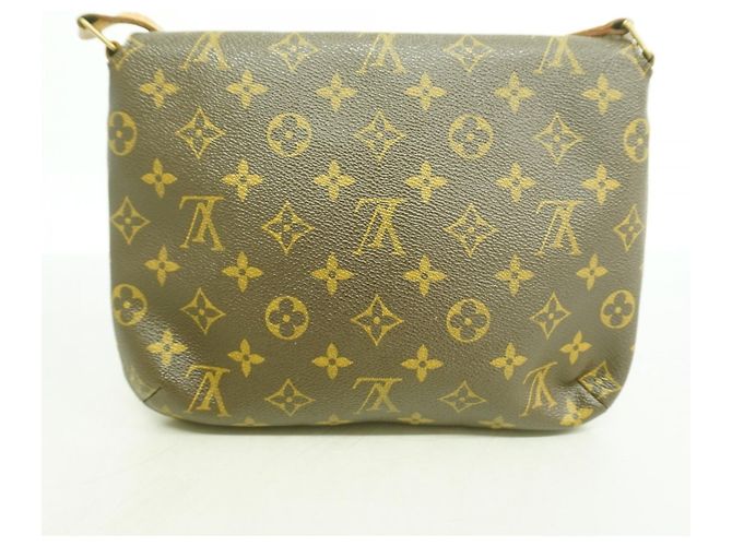 Borsa a tracolla Louis Vuitton Monogram Musette Tango Marrone - vista 11