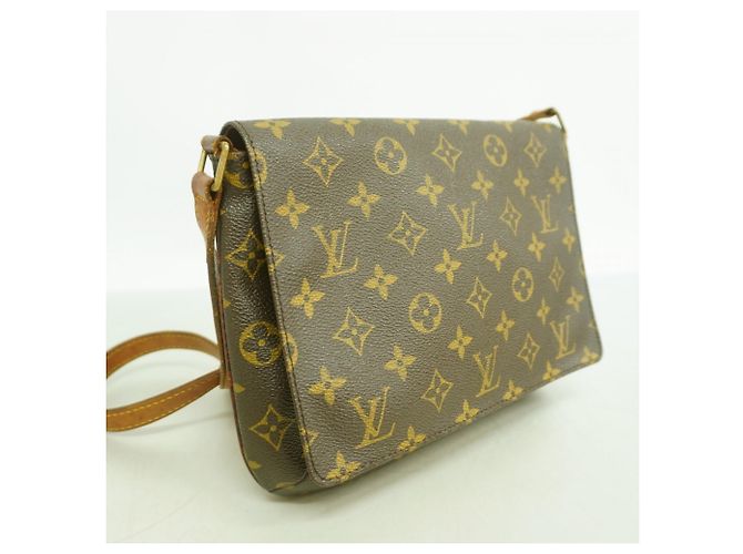 Borsa a tracolla Louis Vuitton Monogram Musette Tango Marrone - vista 2