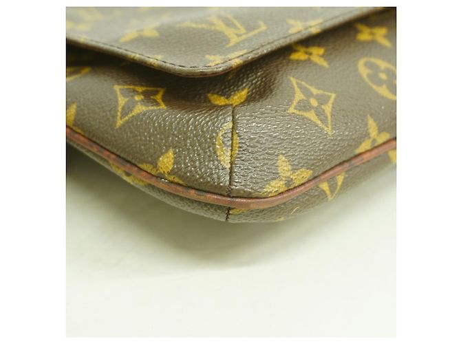 Borsa a tracolla Louis Vuitton Monogram Musette Tango Marrone - vista 6