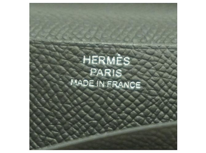 Hermès Bearn Soufflet Long Wallet Schwarz - Ansicht 4
