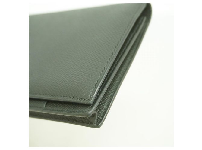 Hermès Bearn Soufflet Long Wallet Schwarz - Ansicht 5
