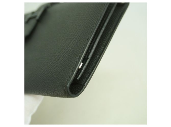 Hermès Bearn Soufflet Long Wallet Schwarz - Ansicht 6