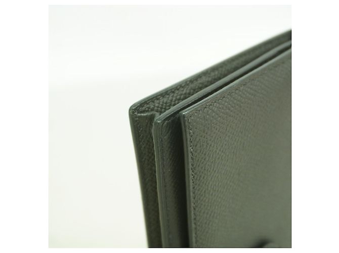 Hermès Bearn Soufflet Long Wallet Schwarz - Ansicht 7