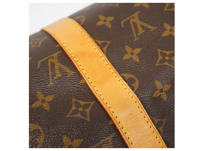 Louis Vuitton Boston Monogram Keepall Bandoulière 50 Marrone - vista 10