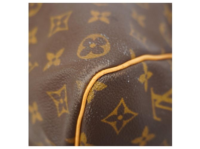 Louis Vuitton Boston Monogram Keepall Bandoulière 50 Marrone - vista 6