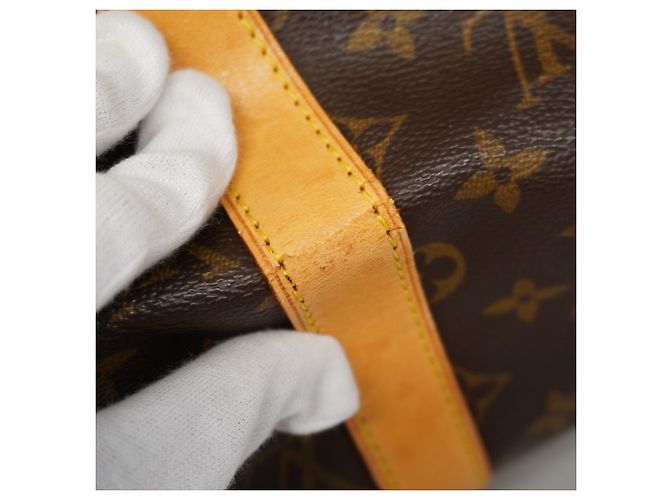 Louis Vuitton Boston Monogram Keepall Bandoulière 50 Marrone - vista 7