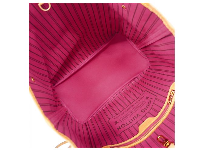 Borsa Tote Louis Vuitton Monogram Neverfull MM Rosa - vista 4