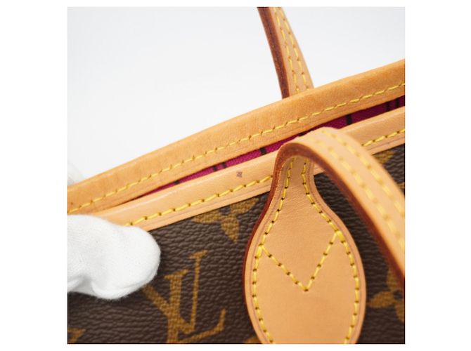 Borsa Tote Louis Vuitton Monogram Neverfull MM Rosa - vista 7