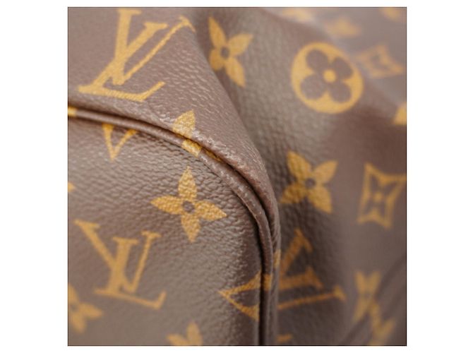 Borsa Tote Louis Vuitton Monogram Neverfull MM Rosa - vista 8