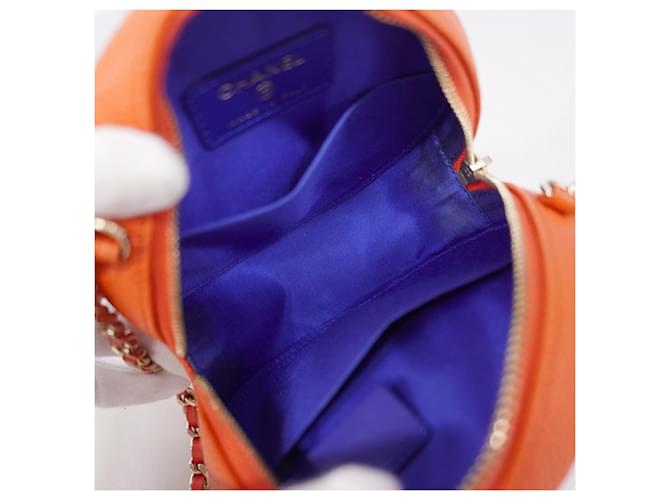 Borsa a tracolla Chanel blu e rossa Rosso - vista 4