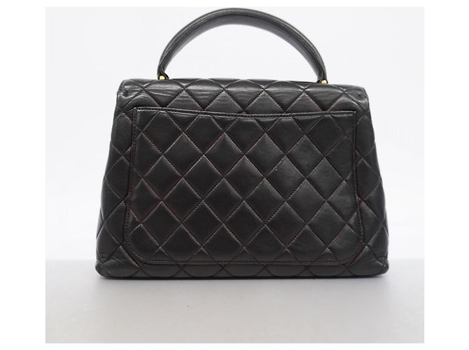 Borsa Chanel Matelassé in pelle di agnello Nero - vista 9