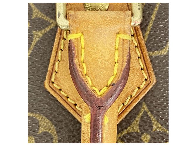 Louis Vuitton Monogram Sac Plat Tote Bag M51140 Marrón Castaño - vista 10