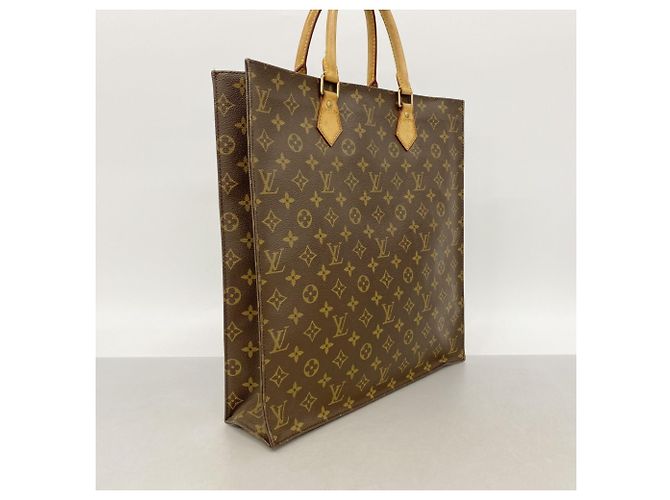 Louis Vuitton Monogram Sac Plat Tote Bag M51140 Marrón Castaño - vista 2