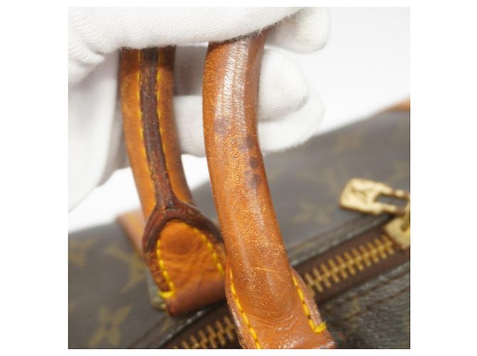 Louis Vuitton Monogram Keepall Bandoulière 55 Marrone - vista 10