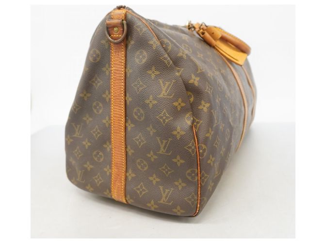 Louis Vuitton Monogram Keepall Bandoulière 55 Marrone - vista 2