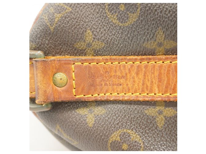 Louis Vuitton Monogram Keepall Bandoulière 55 Marrone - vista 5