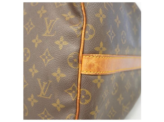 Louis Vuitton Monogram Keepall Bandoulière 55 Marrone - vista 7