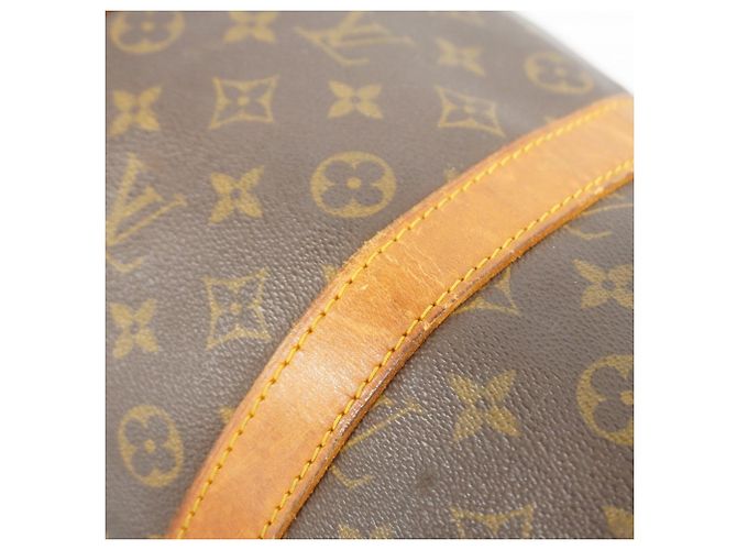 Louis Vuitton Monogram Keepall Bandoulière 55 Marrone - vista 8