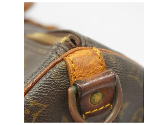 Louis Vuitton Monogram Keepall Bandoulière 55 Marrone - vista 9