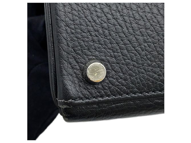 Hermès Borsa Hermes Kelly 32 in pelle Ardennes nera Nero - vista 10