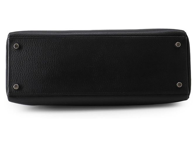 Hermès Borsa Hermes Kelly 32 in pelle Ardennes nera Nero - vista 3