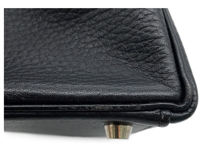 Hermès Borsa Hermes Kelly 32 in pelle Ardennes nera Nero - vista 7