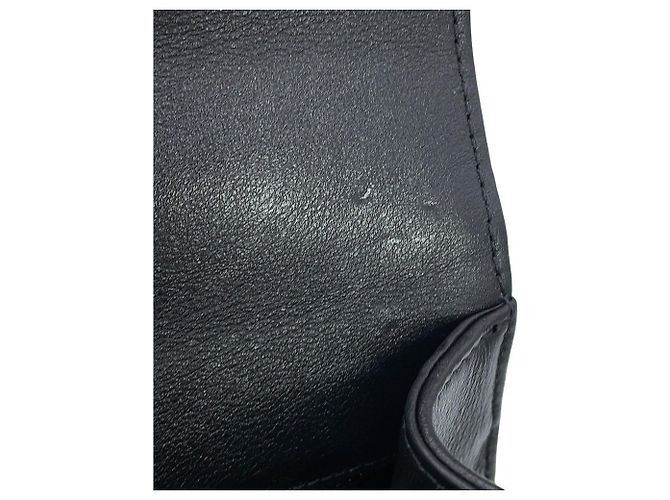 Borsa a tracolla con catena in pelle di vitello nera Chanel Nero - vista 10
