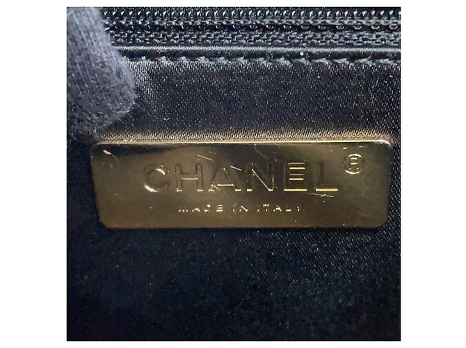 Borsa a tracolla con catena in pelle di vitello nera Chanel Nero - vista 15