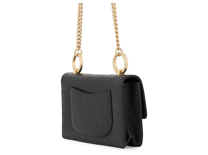 Borsa a tracolla con catena in pelle di vitello nera Chanel Nero - vista 2