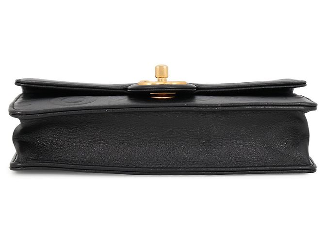 Borsa a tracolla con catena in pelle di vitello nera Chanel Nero - vista 3