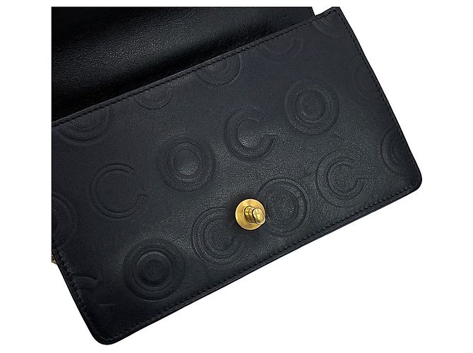 Borsa a tracolla con catena in pelle di vitello nera Chanel Nero - vista 8