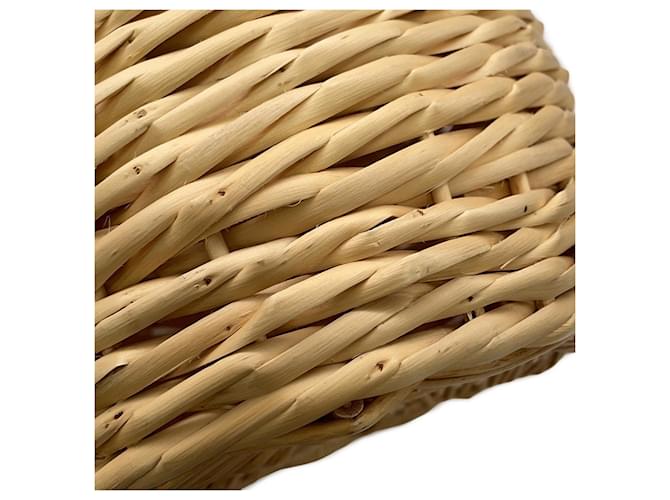 Céline Borsa in Raffia Celine Marrone - vista 6