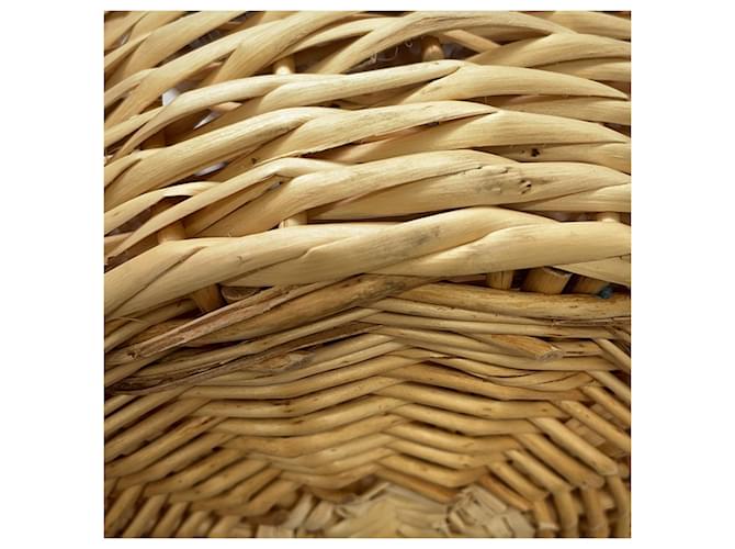 Céline Borsa in Raffia Celine Marrone - vista 7
