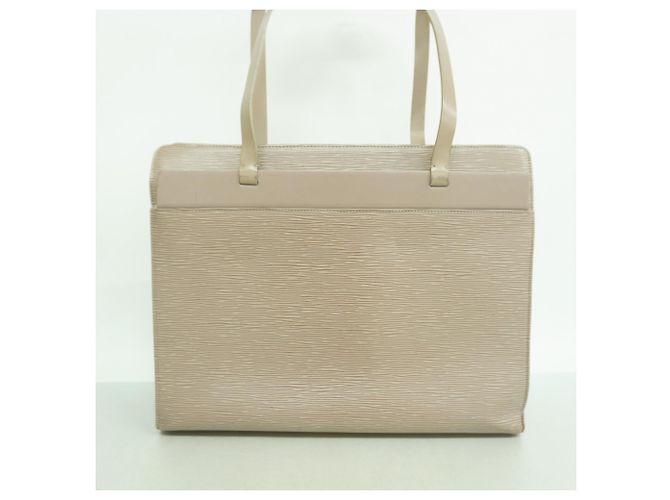Borsa Tote Louis Vuitton Epi Croisette GM Marrone - vista 12