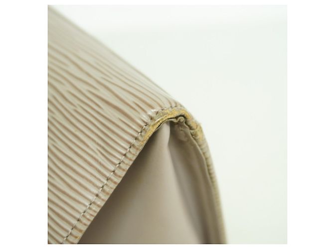 Borsa Tote Louis Vuitton Epi Croisette GM Marrone - vista 7