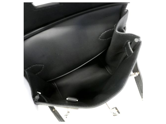 Hermès Borsa a tracolla Hermes Kelly Accad PM Nero - vista 4