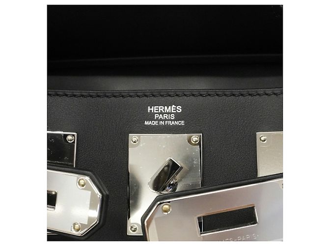 Hermès Borsa a tracolla Hermes Kelly Accad PM Nero - vista 5