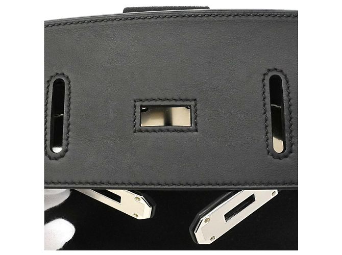 Hermès Borsa a tracolla Hermes Kelly Accad PM Nero - vista 6