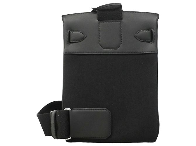 Hermès Borsa a tracolla Hermes Kelly Accad PM Nero - vista 7