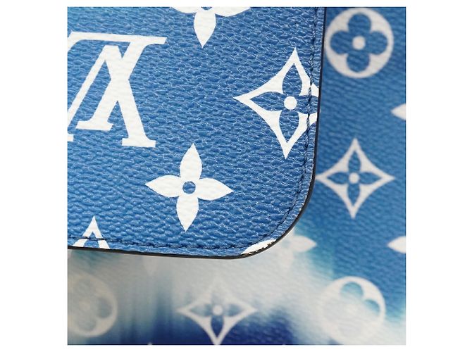 Borsa Tote Louis Vuitton LV Escale Neverfull MM Blu - vista 8