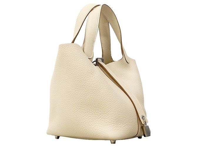 Hermès Hermes Picotin Lock PM Handtasche Weiß - Ansicht 2