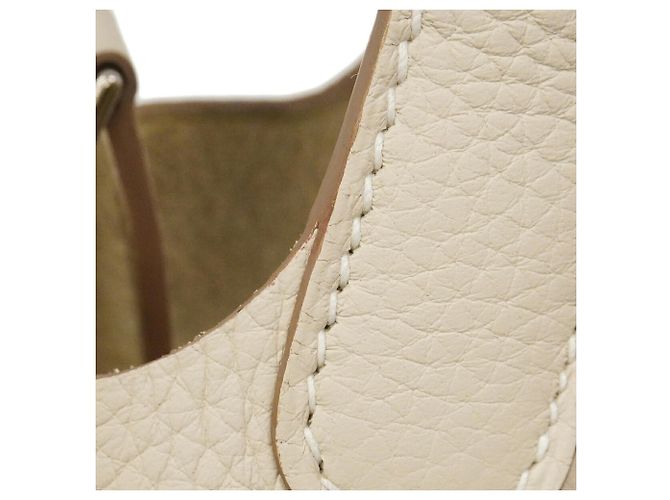Hermès Hermes Picotin Lock PM Handtasche Weiß - Ansicht 6