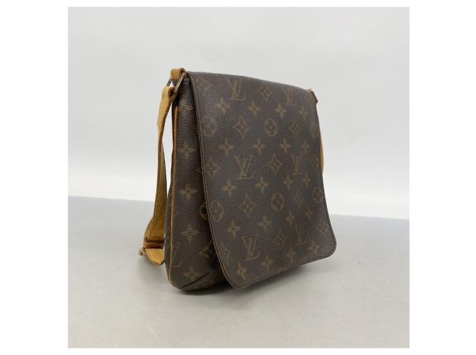 Borsa a Spalla Louis Vuitton Monogram Musette Salsa Marrone - vista 2