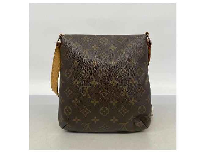 Borsa a Spalla Louis Vuitton Monogram Musette Salsa Marrone - vista 9