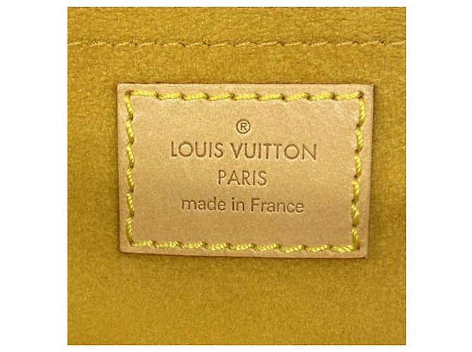 Borsa Tote Piatta Louis Vuitton Monogram Denim Blu - vista 5