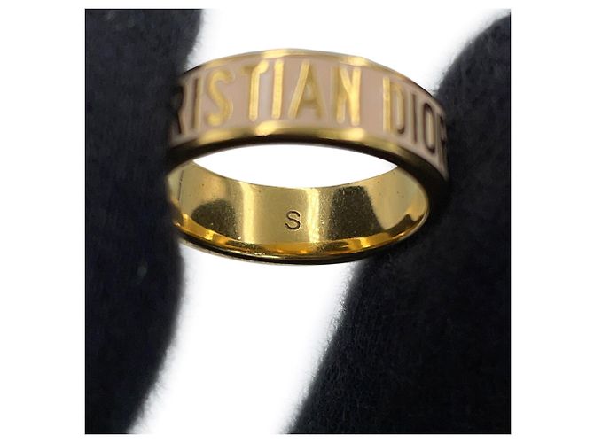 Anello a fascia oro e rosa Christian Dior D'oro - vista 10